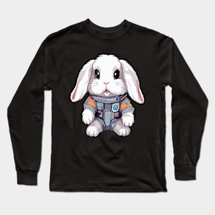 Cute astronaut bunny Long Sleeve T-Shirt